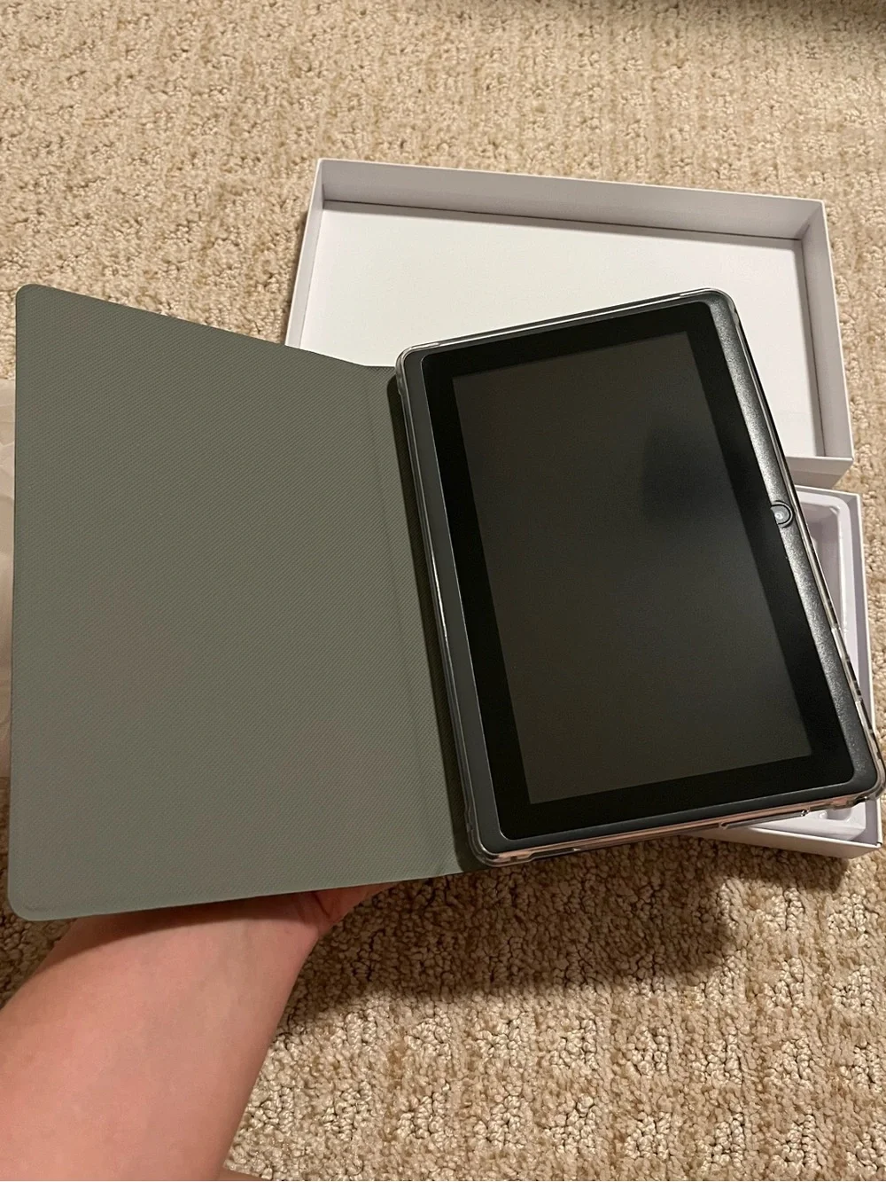 GRAY 7 inch Android 14 Tablet 8GB RAM 32GB ROM with protective cover dual camera - Picture 6 of 8